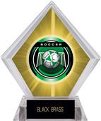 2" Legacy Soccer Yellow Diamond Ice Trophy 2" Legacy Soccer Yellow Diamond Ice Trophy