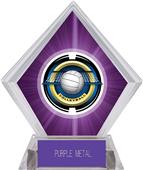 2" Saturn Volleyball Purple Diamond Ice Trophy 2" Saturn Volleyball Purple Diamond Ice Trophy
