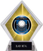 2" Legacy Volleyball Yellow Diamond Ice Trophy 2" Legacy Volleyball Yellow Diamond Ice Trophy