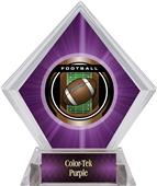 Awards Legacy Football Purple Diamond Ice Trophy Awards Legacy Football Purple Diamond Ice Trophy