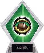 2" Saturn Football Green Diamond Ice Trophy 2" Saturn Football Green Diamond Ice Trophy