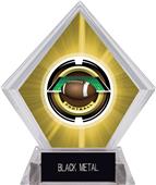 2" Saturn Football Yellow Diamond Ice Trophy 2" Saturn Football Yellow Diamond Ice Trophy