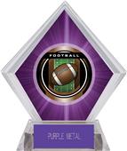 2" Legacy Football Purple Diamond Ice Trophy 2" Legacy Football Purple Diamond Ice Trophy
