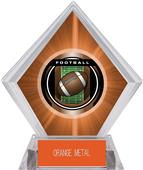 2" Legacy Football Orange Diamond Ice Trophy 2" Legacy Football Orange Diamond Ice Trophy