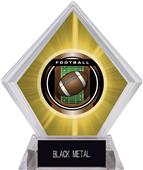 2" Legacy Football Yellow Diamond Ice Trophy 2" Legacy Football Yellow Diamond Ice Trophy
