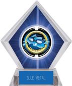 2" Saturn Swimming Blue Diamond Ice Trophy 2" Saturn Swimming Blue Diamond Ice Trophy