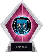 2" Legacy Swimming Pink Diamond Ice Trophy 2" Legacy Swimming Pink Diamond Ice Trophy