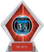 2" Legacy Swimming Red Diamond Ice Trophy 2" Legacy Swimming Red Diamond Ice Trophy