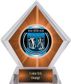 Awards Legacy Swimming Orange Diamond Ice Trophy Awards Legacy Swimming Orange Diamond Ice Trophy