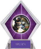 Hasty Awards Purple Diamond Lacrosse Ice Trophy Hasty Awards Purple Diamond Lacrosse Ice Trophy