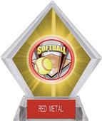ProSport Softball Yellow Diamond Ice Trophy ProSport Softball Yellow Diamond Ice Trophy