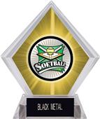 Xtreme Softball Yellow Diamond Ice Trophy Xtreme Softball Yellow Diamond Ice Trophy