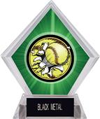 Awards Bust-Out Softball Green Diamond Ice Trophy Awards Bust-Out Softball Green Diamond Ice Trophy