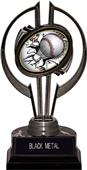 Black Hurricane 7" Bust-Out Baseball Trophy Black Hurricane 7" Bust-Out Baseball Trophy