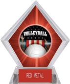 Award Patriot Volleyball Red Diamond Ice Trophy Award Patriot Volleyball Red Diamond Ice Trophy