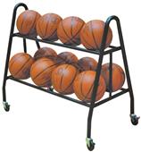 Kelpro Basketball 12 Ball Double Tuff Cart Kelpro Basketball 12 Ball Double Tuff Cart