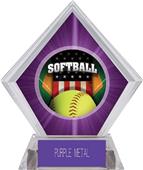Awards Patriot Softball Purple Diamond Ice Trophy Awards Patriot Softball Purple Diamond Ice Trophy
