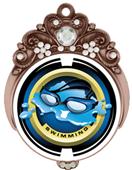 Hasty 3" Tiara Medal 2" Saturn Swimming Mylar Hasty 3" Tiara Medal 2" Saturn Swimming Mylar