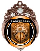 Hasty 3" Tiara Medal 2" Legacy Basketball Mylar Hasty 3" Tiara Medal 2" Legacy Basketball Mylar