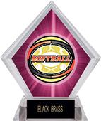 Awards Classic Softball Pink Diamond Ice Trophy Awards Classic Softball Pink Diamond Ice Trophy