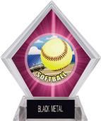 Awards HD Softball Pink Diamond Ice Trophy Awards HD Softball Pink Diamond Ice Trophy