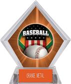 Awards Patriot Baseball Orange Diamond Ice Trophy Awards Patriot Baseball Orange Diamond Ice Trophy
