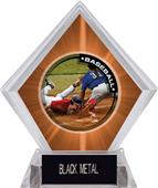 Awards P.R.2 Baseball Orange Diamond Ice Trophy Awards P.R.2 Baseball Orange Diamond Ice Trophy