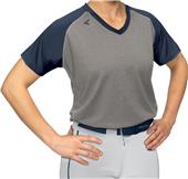 Easton V-Neck Short Sleeve Raglan Softball Jerseys Easton V-Neck Short Sleeve Raglan Softball Jerseys
