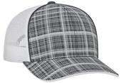 Pacific Headwear Crosshatch Mesh Trucker Cap Pacific Headwear Crosshatch Mesh Trucker Cap