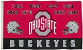 Collegiate Ohio State Champ Years 3' x 5' Flag Collegiate Ohio State Champ Years 3' x 5' Flag