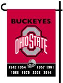 Collegiate Ohio State 2-Sided Garden Flag Collegiate Ohio State 2-Sided Garden Flag