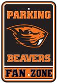 Collegiate Oregon State Plastic Parking Sign Collegiate Oregon State Plastic Parking Sign