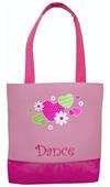 Sassi Designs Dance Hearts n Flowers Tote Sassi Designs Dance Hearts n Flowers Tote