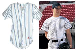 All Star Baseball Full Button Pinstripe Jerseys