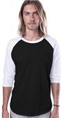 Cotton Heritage Fashion 3/4 Sleeve Baseball Tee Cotton Heritage Fashion 3/4 Sleeve Baseball Tee