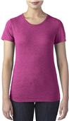 Anvil Women's Tri-Blend Short Sleeve Tee Anvil Women's Tri-Blend Short Sleeve Tee