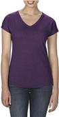 Anvil Women's Tri-Blend Short Sleeve V-Neck Tee Anvil Women's Tri-Blend Short Sleeve V-Neck Tee