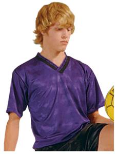 High Sheen Low Sheen "V" Design Soccer Jersey