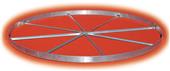 Cantabrian Track Webbed Aluminum Discus Ring Cantabrian Track Webbed Aluminum Discus Ring