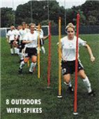 Outdoor or Indoor Soccer Agility Poles (set of 8) Outdoor or Indoor Soccer Agility Poles (set of 8)