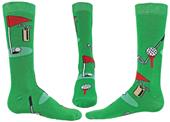 Wright Avenue Golf Novelty Cotton Crew Socks Wright Avenue Golf Novelty Cotton Crew Socks