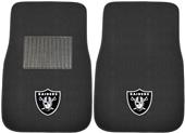 Fan Mats NFL Raiders Embroidered Car Mats (set) Fan Mats NFL Raiders Embroidered Car Mats (set)