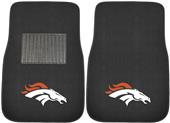 Fan Mats NFL Broncos Embroidered Car Mats (set) Fan Mats NFL Broncos Embroidered Car Mats (set)
