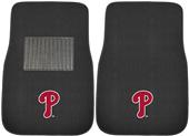 Fan Mats MLB Phillies Embroidered Car Mats (set) Fan Mats MLB Phillies Embroidered Car Mats (set)