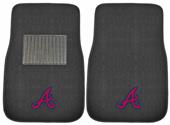 Fan Mats MLB Braves Embroidered Car Mats (set) Fan Mats MLB Braves Embroidered Car Mats (set)