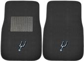 Fan Mats NBA Spurs Embroidered Car Mats (set) Fan Mats NBA Spurs Embroidered Car Mats (set)