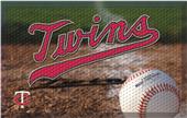 Fan Mats MLB Twins Scraper Ball or Camo Mats Fan Mats MLB Twins Scraper Ball or Camo Mats