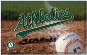 Fan Mats MLB Athletics Scraper Ball or Camo Mats Fan Mats MLB Athletics Scraper Ball or Camo Mats