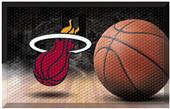 Fan Mats NBA Heat Scraper Ball Mat Fan Mats NBA Heat Scraper Ball Mat