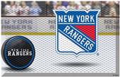 Fan Mats NHL Rangers Scraper Puck or Camo Mats Fan Mats NHL Rangers Scraper Puck or Camo Mats